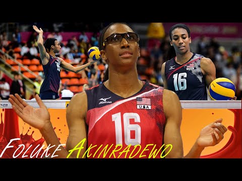 "She is NOT HUMAN!"  Legendary Foluke Akinradewo - Best Middle Blocker (HD)
