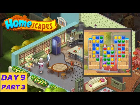 "HOMESCAPES: Day 9 Part 3 Kitchen Renovation - Story Walkthrough by BS Gaming"