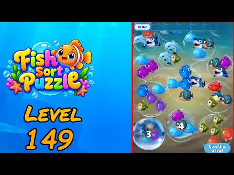 Fish Sort Puzzle Level 149 Walkthrough thumbnail