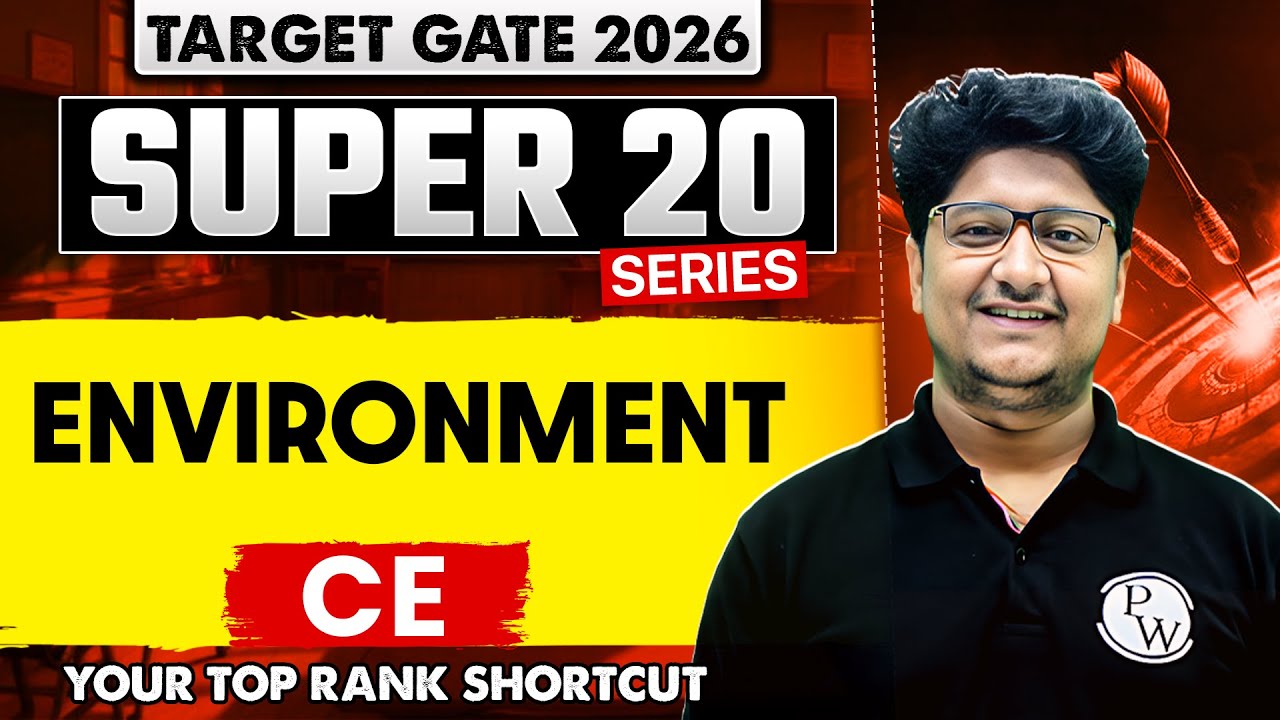 Environment | Civil Engineering | GATE 2026 Super 20 Series