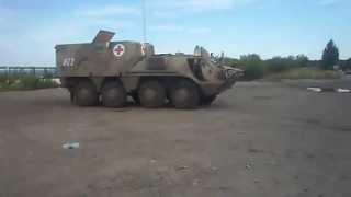 preview picture of video 'SAM 2505 UKRAINA Sloviansk BTR'