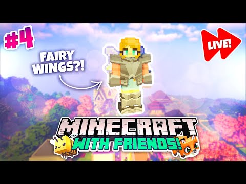 More Clare Siobhan - I got Fairy Wings and now I can FLY!? - Minecraft with Friends LIVE! #4