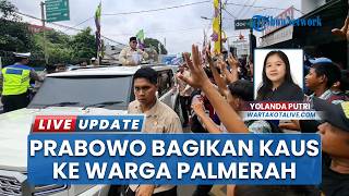 Sapa Warga Palmerah dari Maung Garuda, Presiden Prabowo Bagi-bagi Kaus seusai Resmikan SPPG Polri
