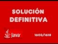 Java error 1603/1618 - Solución Definitiva 