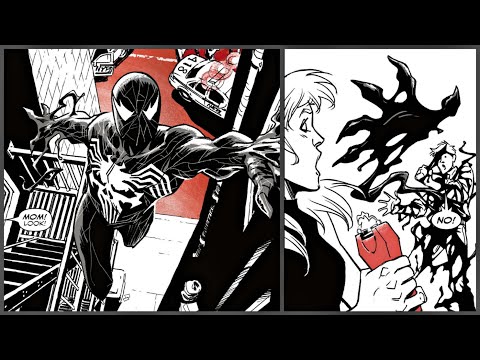 What If Punisher Spiderman Becomes Venom & Try To Kill His Pregnant Wife Gwen