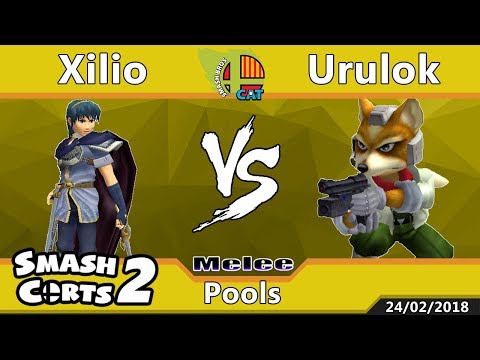SmashCorts #2: Arcadian - SSBM - Xilio (Marth) vs Urulok (Fox/Sheik) - Pools