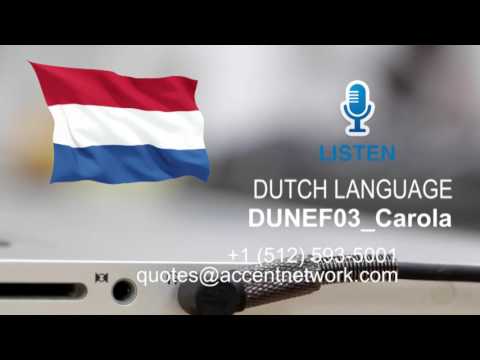 Dutch Voice Over Talent - DUNEF03 Carola