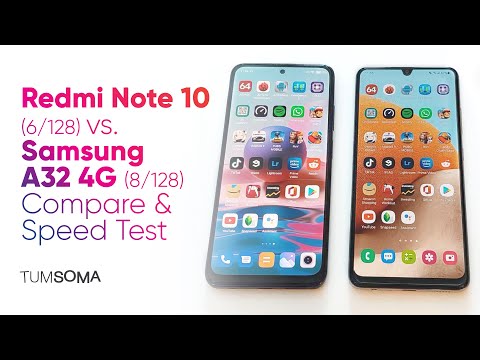 Redmi Note 10 (6/128) VS. Samsung Galaxy A32 4G (8/128) - Compare & Speed Test
