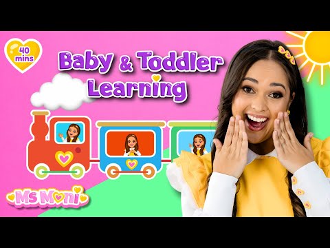 Baby Learning With Ms Moni | First Words & Toddler Learning Video