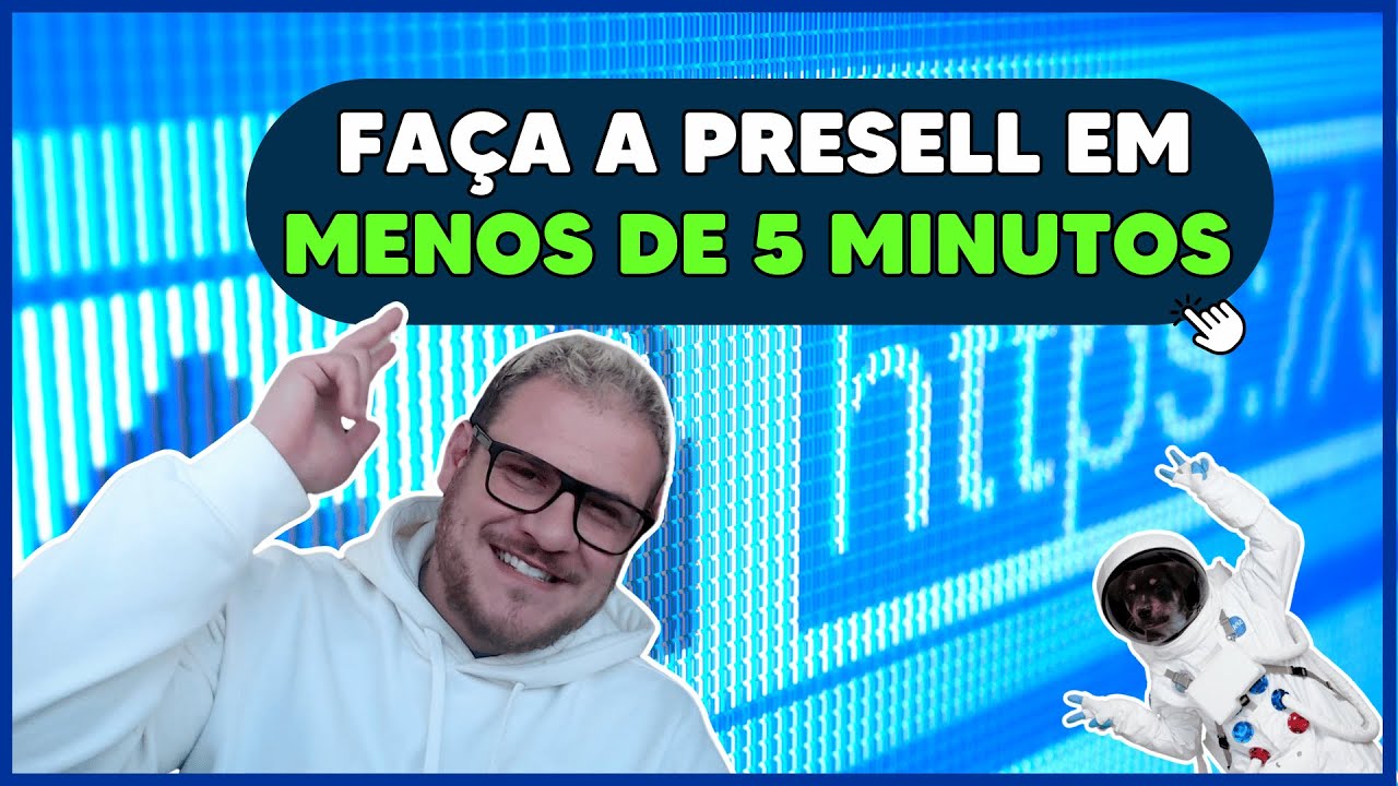 Como Criar Presell de Cookies em 1 Minuto