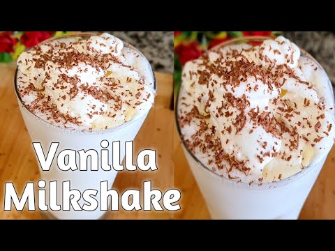 Vanilla Milkshake Recipe | Summer Special | Vanilla Ice Cream Milkshake | Recipe's by Rubi