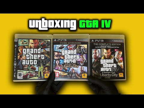 Unboxing Grand Theft Auto IV PlayStation 3 | All Versions