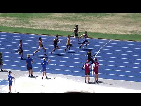 100m 16yrs Boys Div 1,  2018 AIC Track & Field Championships, QSAC 23/10/2018