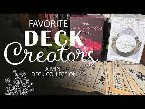 Creators I Collect (a mini deck collection)