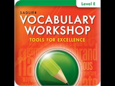 Level E Vocab Unit 9