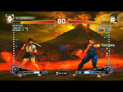 SSF4 AE 2012: TAKAHOKO (Chun-Li) vs Juso (Sakura) - Xbox Live Ranked Match