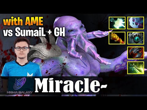 Miracle - Faceless Void | with Ame vs Sumail + GH | Dota 2 Pro MMR Gameplay
