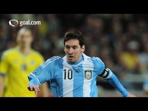 Messi's Argentina triumph over Sweden