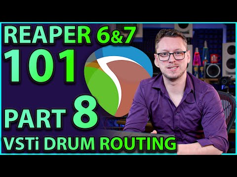 Reaper 101 Part 8:- VSTi Drum Routing