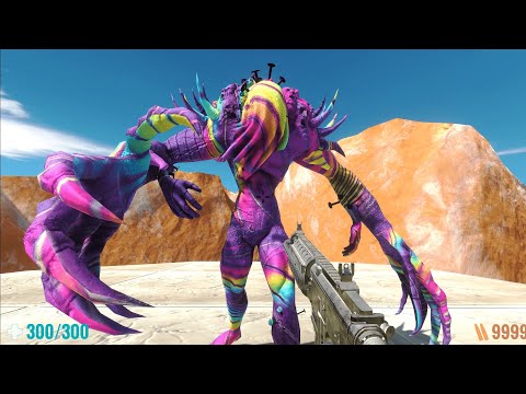 DEATH RUN with ALL WEAPONS FPS Perspective - Animal Revolt Battle Simulator