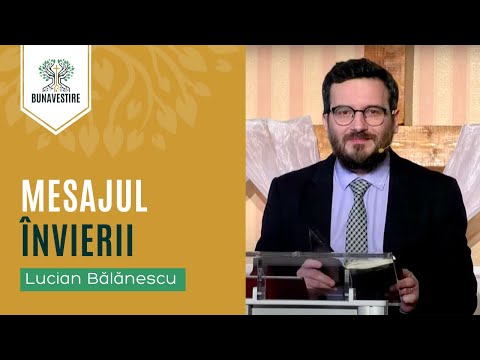 Mesajul Învierii - Lucian Bălănescu - Biserica Bunavestire LIVE