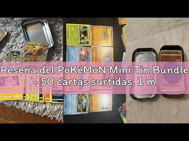 Vídeo relacionado con PoKéMoN Mini Tin Bundle - 50 cartas surtidas, 1 moneda de juego y ultra rara aleatoria