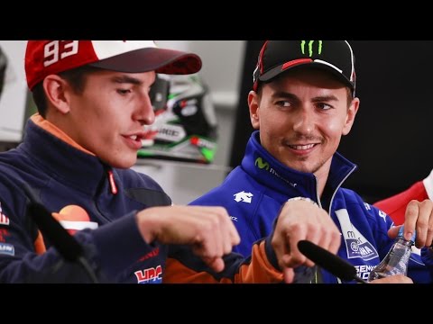 Marquez, Rossi and Lorenzo talk Silverstone