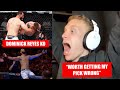 LUCAS TRACY REACTS TO DOMINICK REYES KNOCKING OUT DUSTIN JACOBY