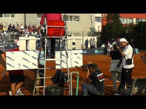 ARIMEX Challenger Trophy 2014: Exhibition Marián Vajda, Dominik Hrbatý, Karol Beck a Krošlák