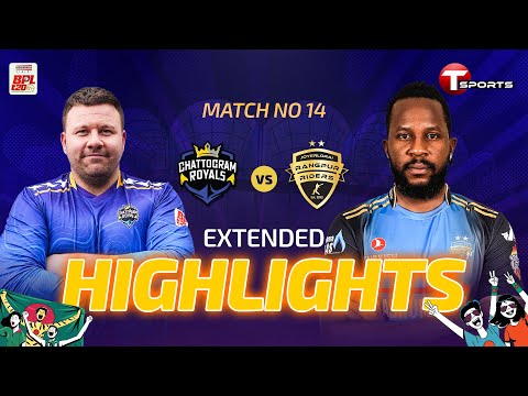 EXTENDED HIGHLIGHTS | Chattogram Royals vs Rangpur Riders, 14th Match | BPL 2026 | Cricket