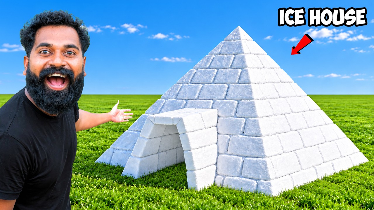 We Made Pyramid Ice House | ICE HOUSE | M4 Tech |
