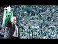 Ange Postecoglou Salutes Celtic fans as they sing You'll Never Walk Alone | Scottish Cup Final