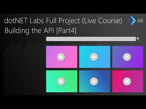dotNET Labs Full Project Live Course | Building the API Part 4