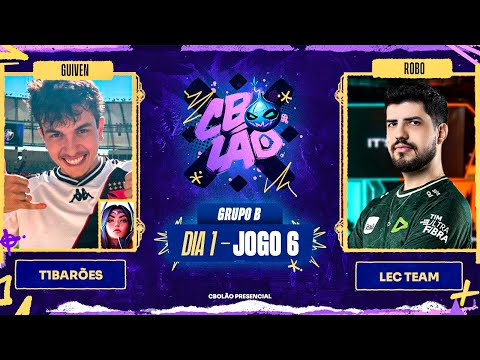 T1Barões x LEC Team | MD1 - Dia 1 | CBOLÃO Presencial - Grupo B | Guiven x Robo