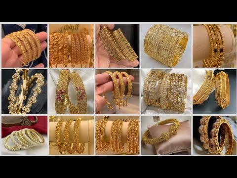 daily wear gold bangles designs||bangles designs gold latest design||ladies bangles designs in gold 