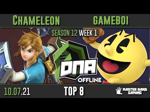 DNA S12:W1 - Chameleon (Link, Dark Pit) vs gameboi (Pac Man) - L Top 8