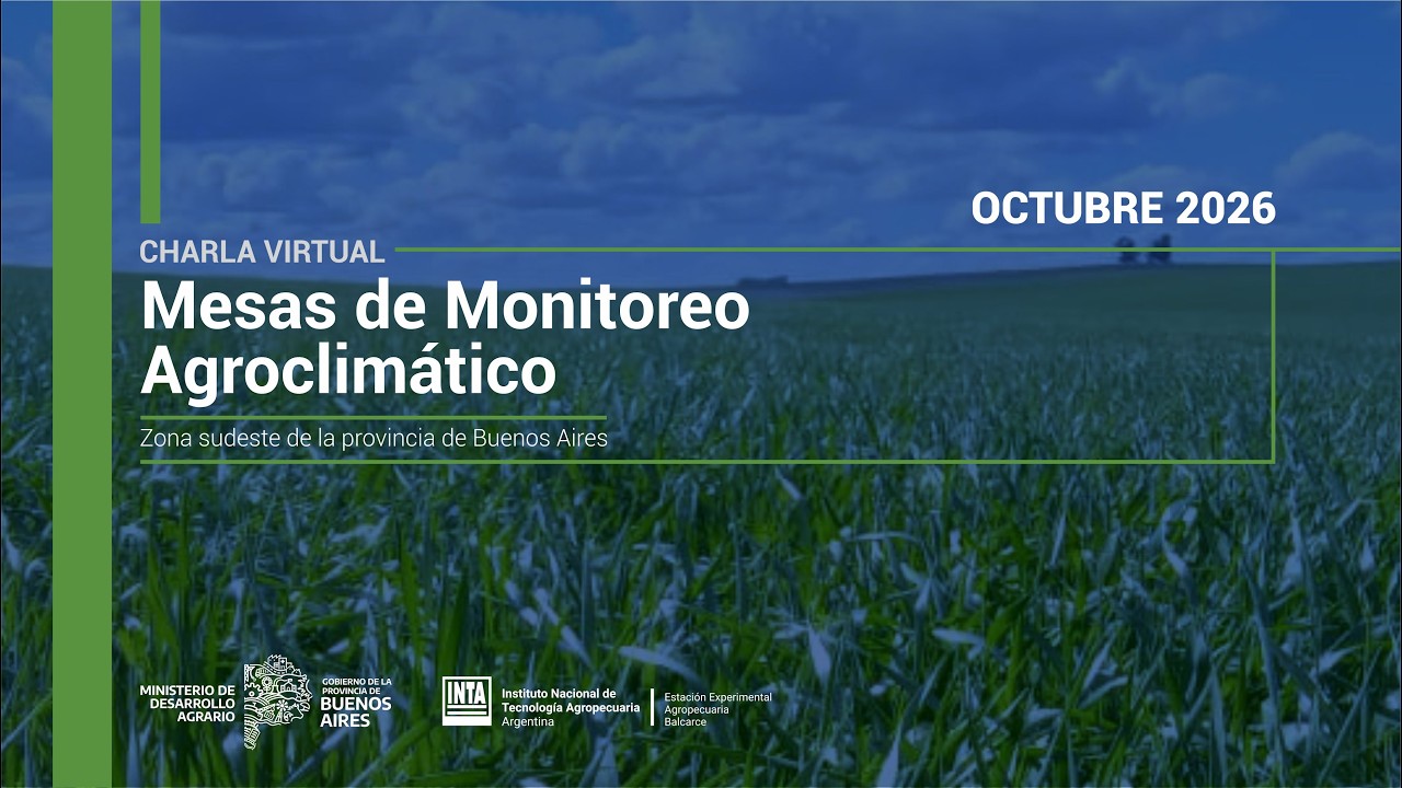 Mesa monitoreo agroclimático | Octubre 2026