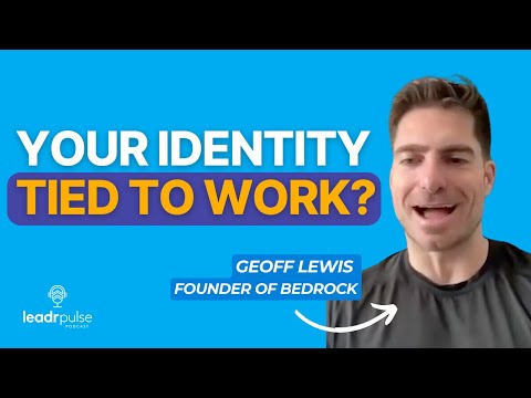 Detaching Your Identity From Your Work with Geoff Lewis, Founder ...