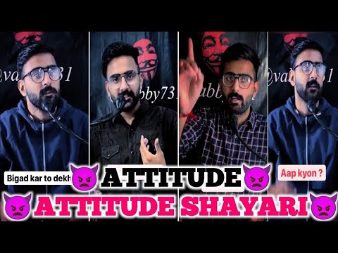 attitude shayari🤬💯😈 status video 2023 new attitude shayari🔥💯🙏 vabby attitude shayari 