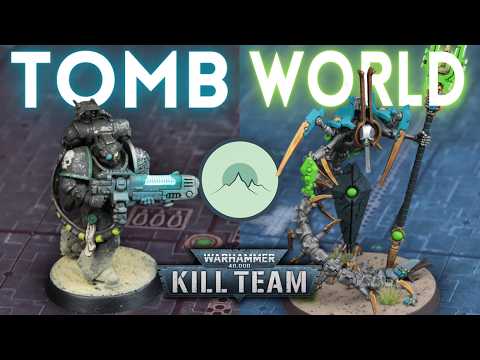 Deathwatch vs. Canoptek Circle [Kill Team TOMB WORLD Battle Report]
