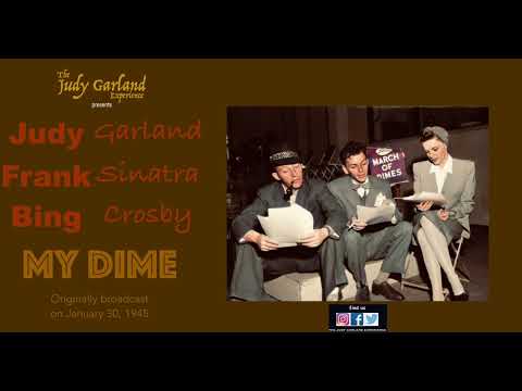 JUDY GARLAND FRANK SINATRA BING CROSBY Rare MOD Radio Salute to Franklin Roosevelt January 30, 1945