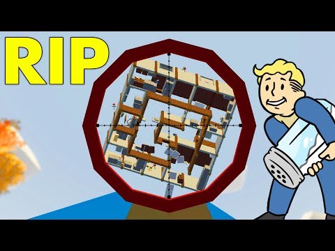 Destroying a SALTY CLAN SKY BASE (They R4GED) - Unturned Base Grief