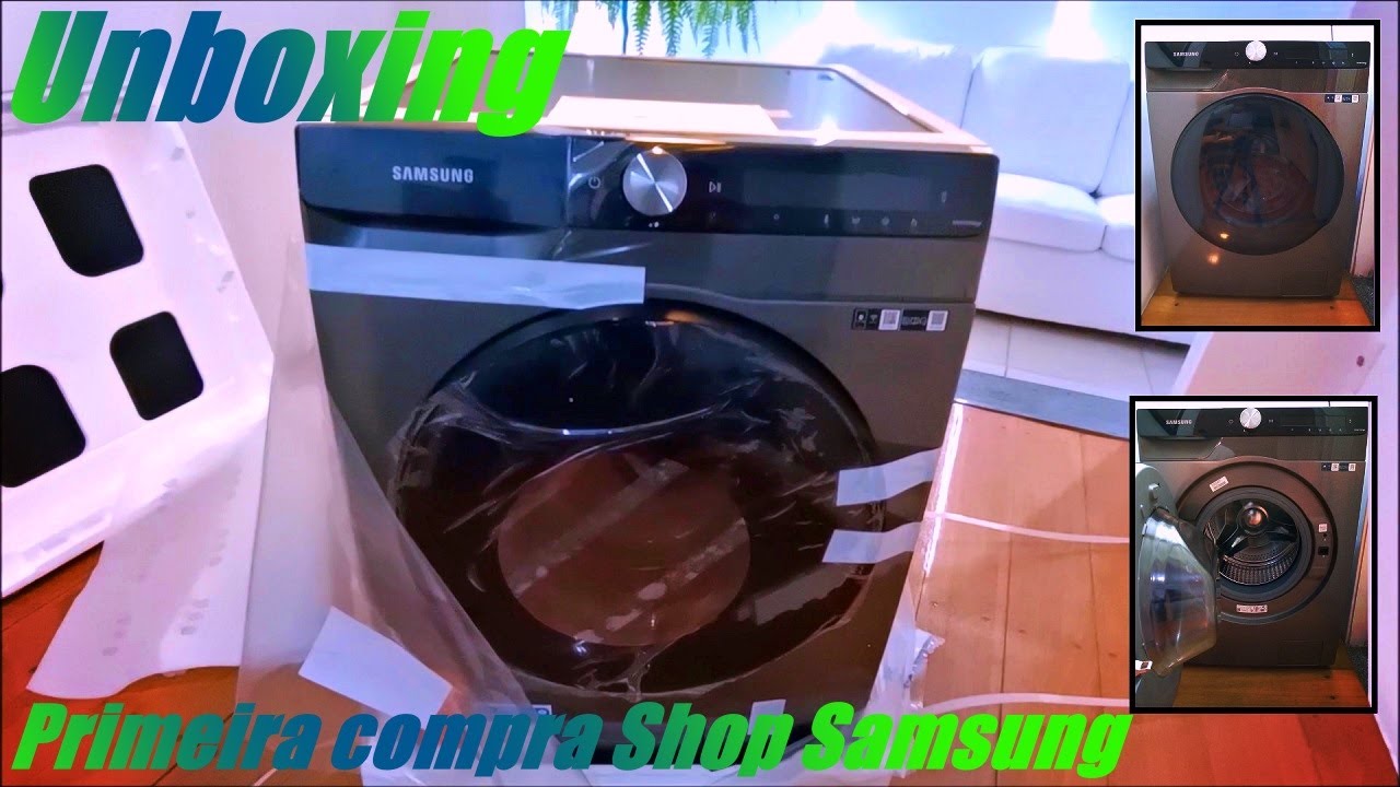 Shop Samsung é confiável Olha como chegou minha nova LAVA E SECA WD11T 11KG INOX LOOK 110V