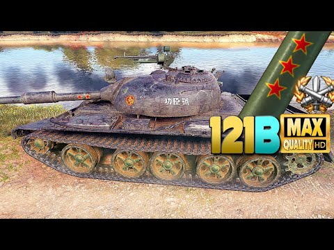121B: Offensive run for the 3rd gun mark - World of Tanks