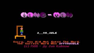 Hang-Man for the TRS-80 CoCo