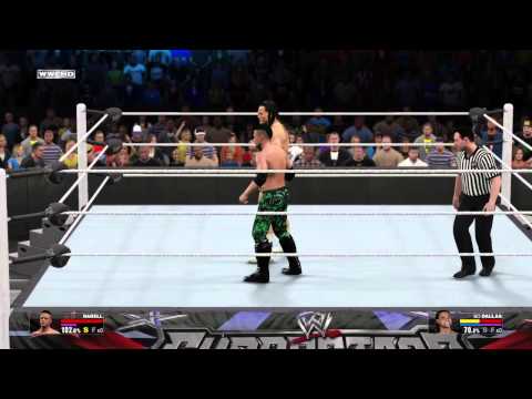 WWE 2K15 my career pt 15 darell vs bo dallas (squash match)