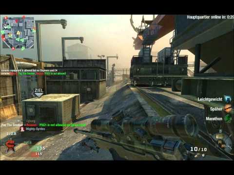 CoD Black Ops Runde auf einem Sniper server