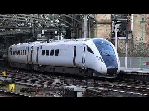 Avanti West Coast 805001 Departing Glasgow Central