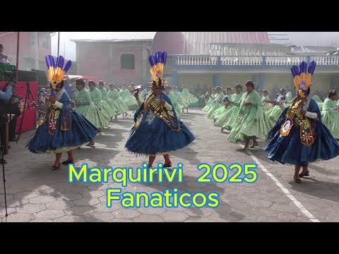 Entrada Folklorica 2025 Morenada Fanáticos de Marquirivi prov Aroma La Paz Bolivia