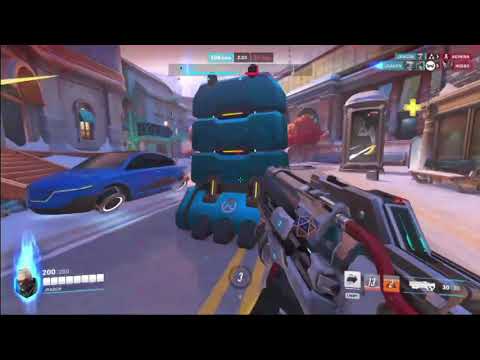 Stim pack Visor - just run forward and collect #overwatch2 #soldier #stim